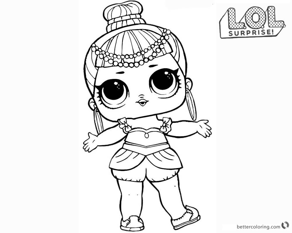 LOL Surprise Doll Coloring Pages Series 2 Genie - Free ...
