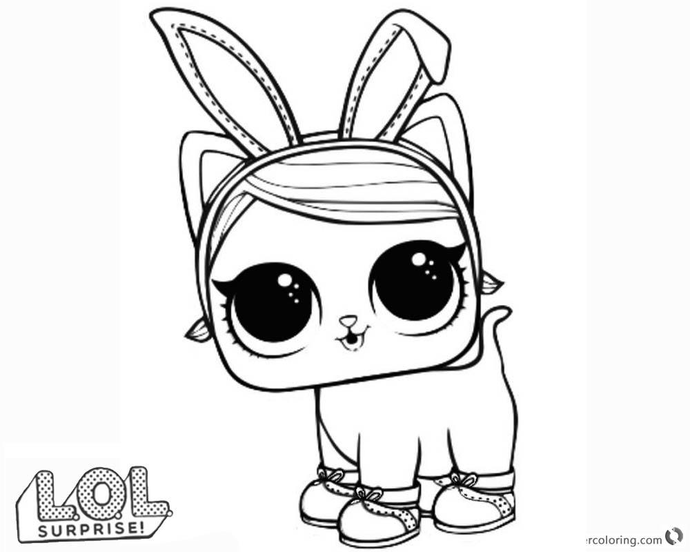 LOL Surprise Doll Coloring Pages Series 3 Hops kit tea - Free Printable Coloring Pages