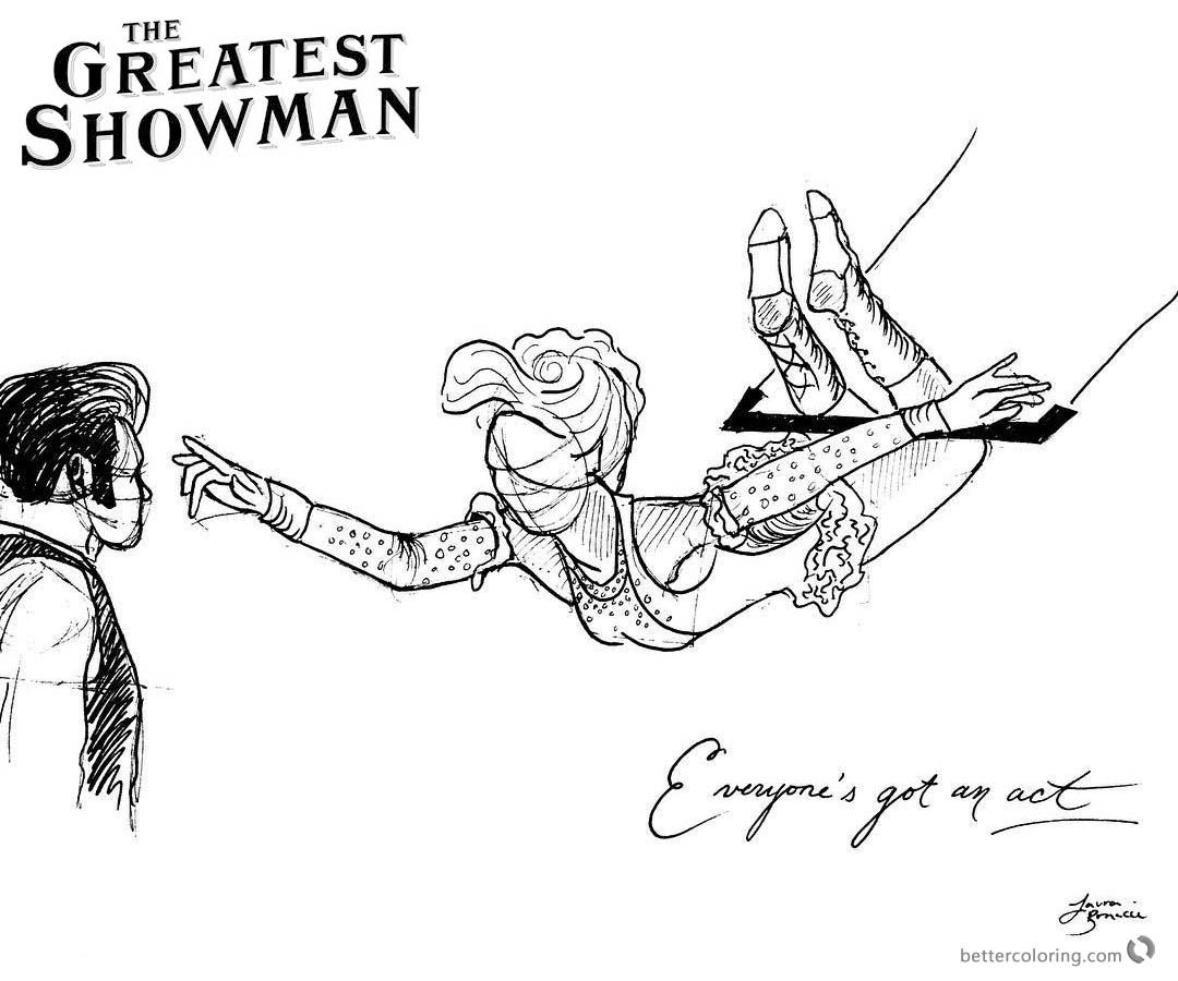 The Greatest Showman Coloring Pages Line Art By Laurabonacciart Free 