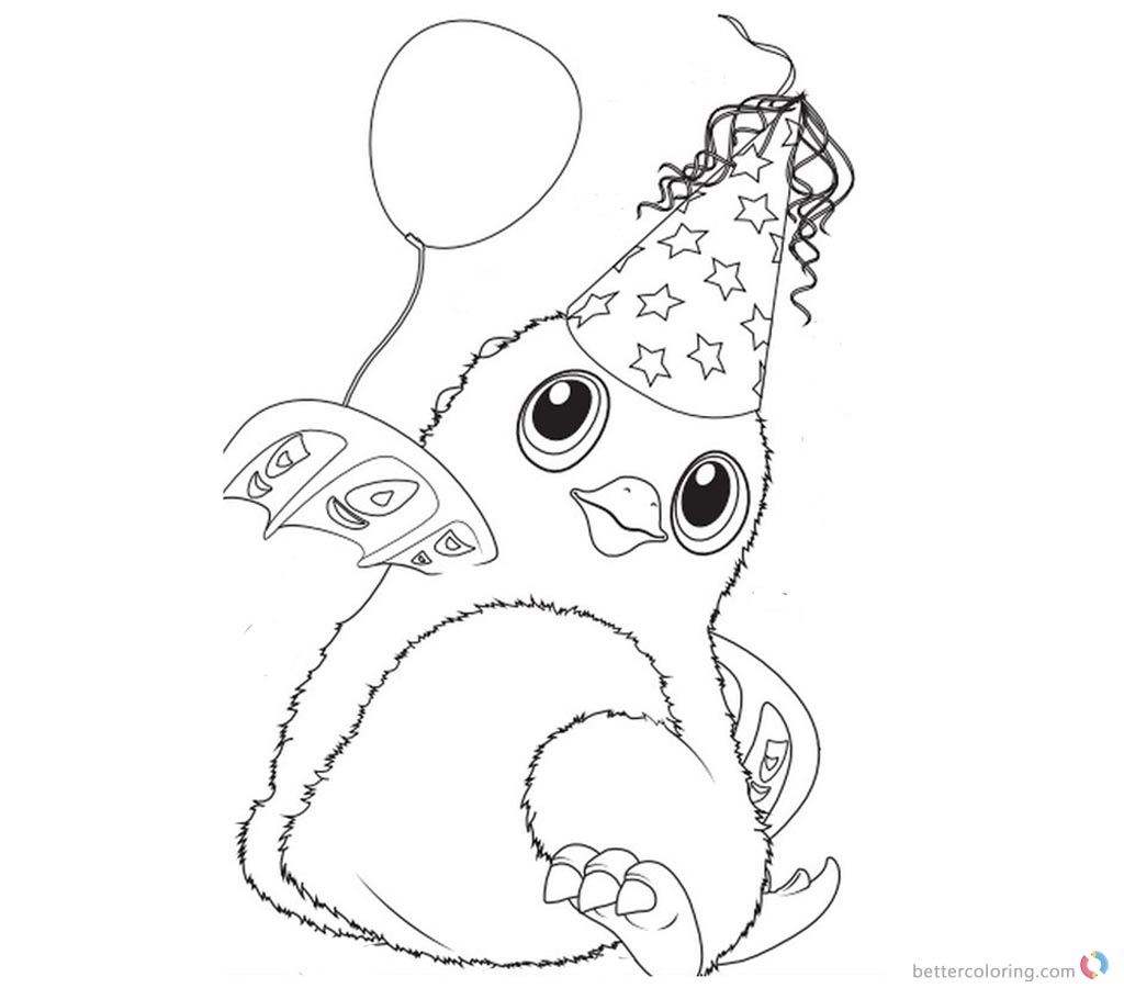 Hatchimals Coloring Pages Happy Christmas Free Printable Coloring Pages