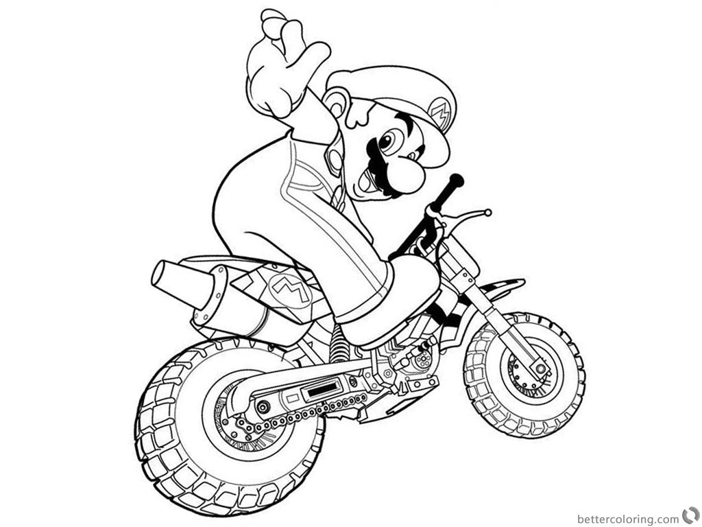 Super Mario Odyssey Coloring Pages Mario bros - Free ...