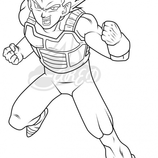Majin Vegeta Coloring Pages Lineart By Kingvegito Free Printable Porn The Best Porn Website