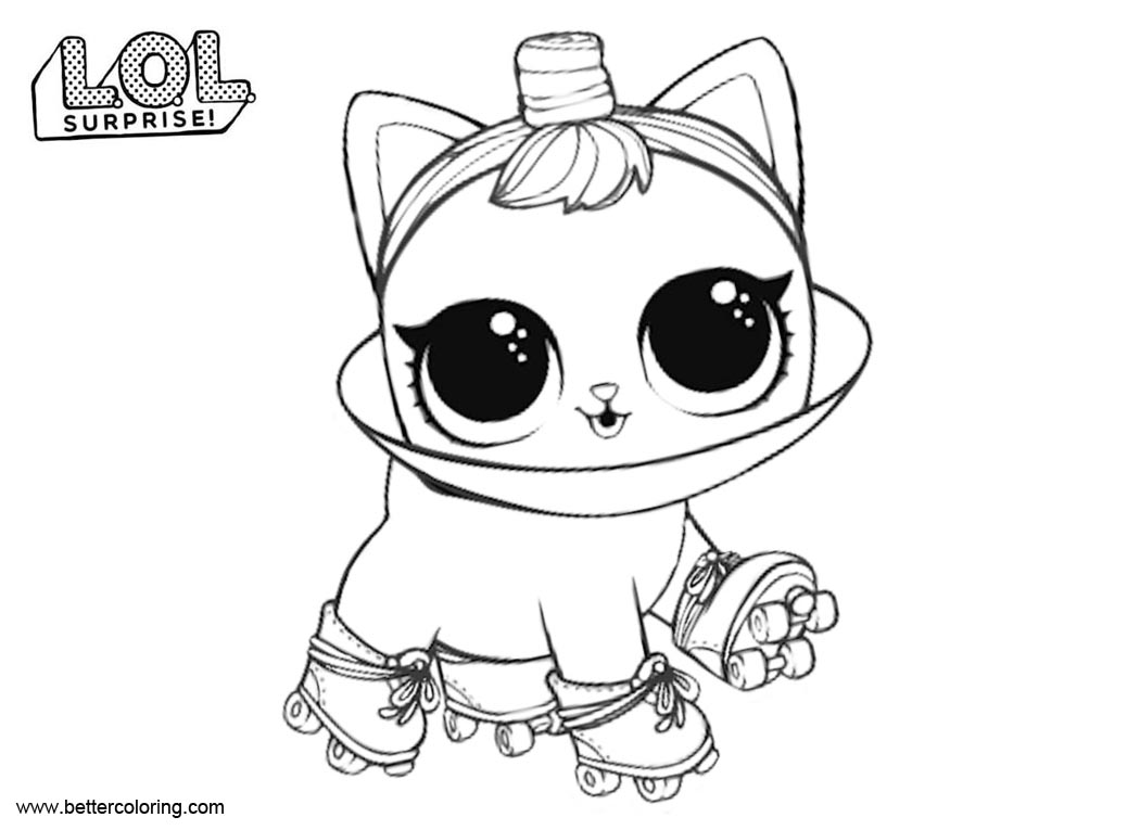 LOL Pets Coloring Pages Roller Kit10 Free Printable Coloring Pages