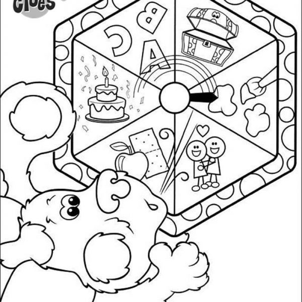 Painter Blue S Clues Coloring Pages Free Printable Coloring Pages