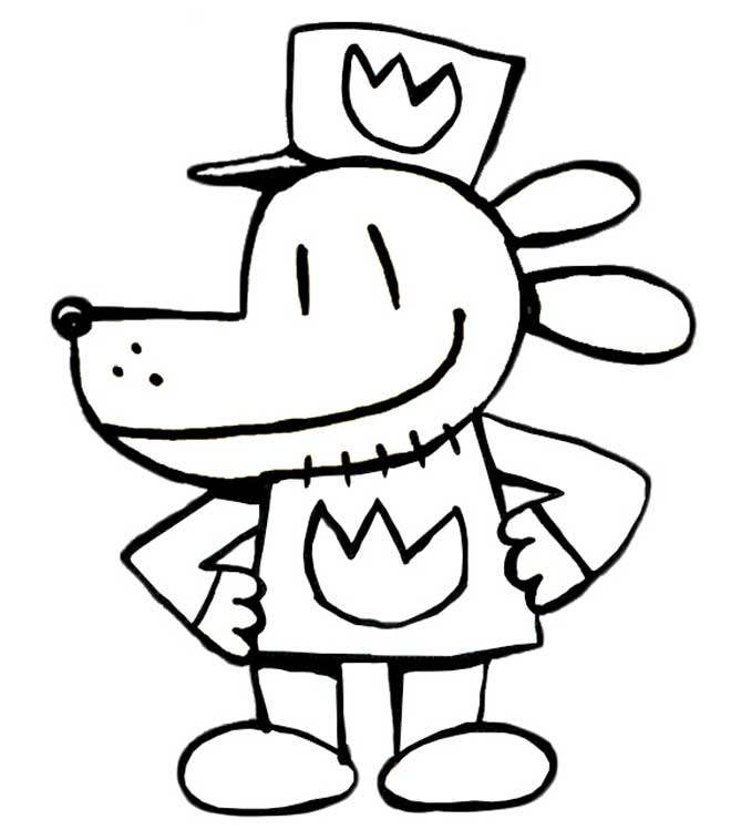 Free Dog Man Coloring Pages Printable Sketch Coloring Page