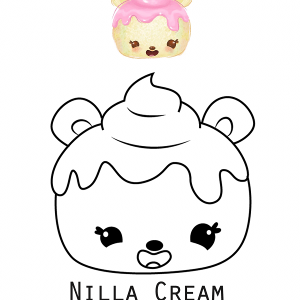 Num Noms Coloring Book Nilla Twirl Free Printable Coloring Pages 5943