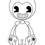 Bendy and the Ink Machine Coloring Pages of Boris - Free Printable ...