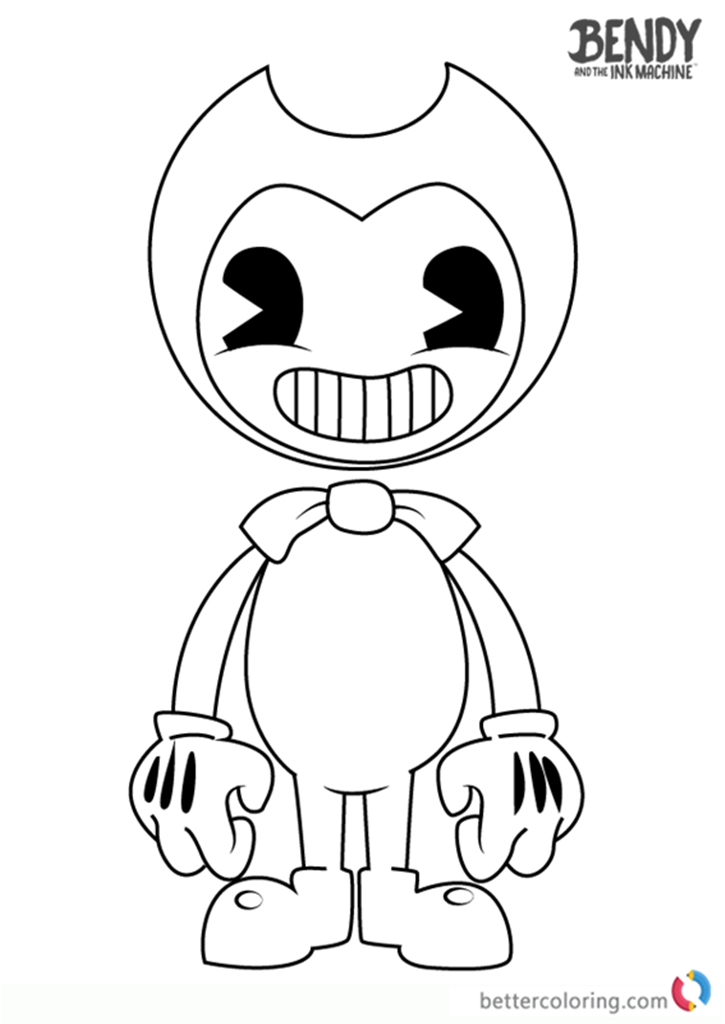 the projectionist bendy and the ink machine coloring pages