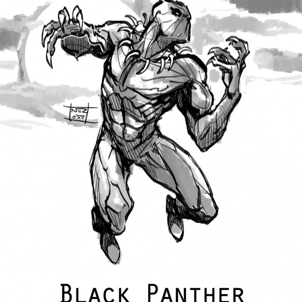 Moive Black Panther Coloring Pages  Free Printable Coloring Pages