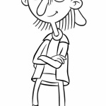 Sid from Hey Arnold Coloring Pages