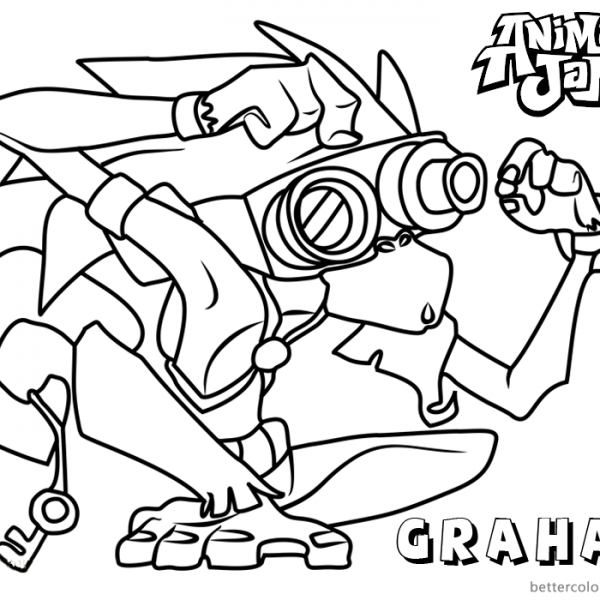 Animal Jam Coloring Pages Arctic Fox - Free Printable Coloring Pages