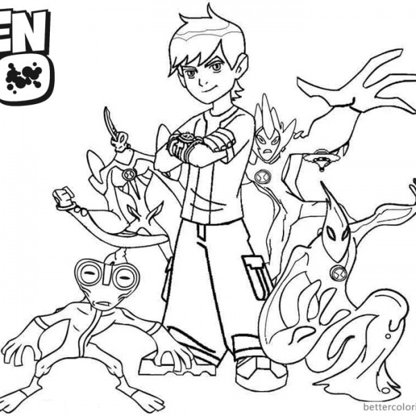 Wildvine from Ben 10 Coloring Pages - Free Printable Coloring Pages