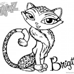 Bratz Coloring Pages Petz Doll Cat
