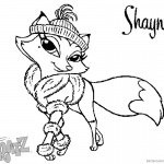 Bratz Coloring Pages Petz Doll Shayna