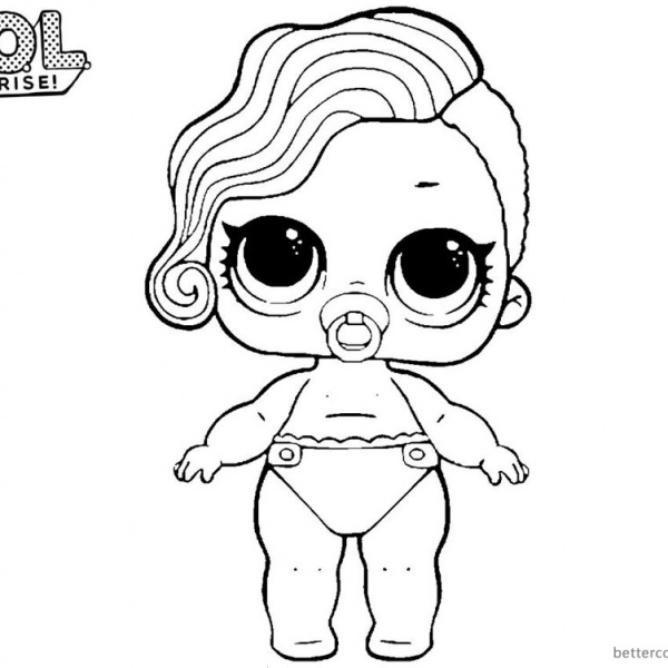 LOL Coloring Pages Lil Pearl Lil Hops and Lil Queen - Free Printable ...