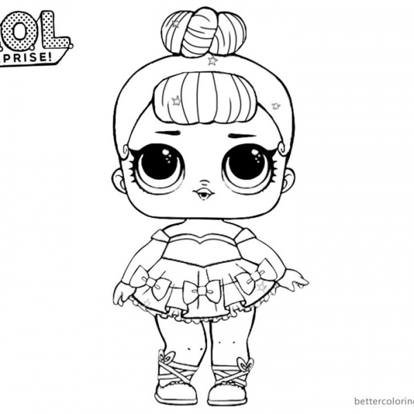 LOL Surprise Doll Coloring Pages Glitter Queen - Free Printable ...