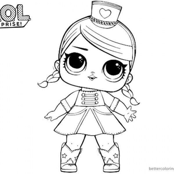 LOL Surprise Coloring Pages Snow Angel - Free Printable Coloring Pages