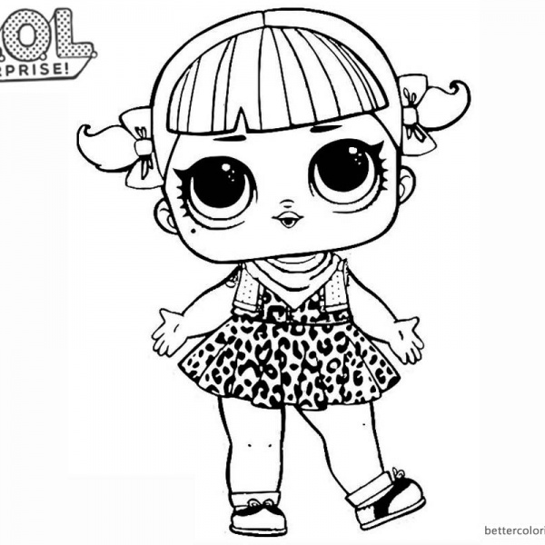  Treasure  from LOL  Surprise Doll  Coloring  Pages  Free 