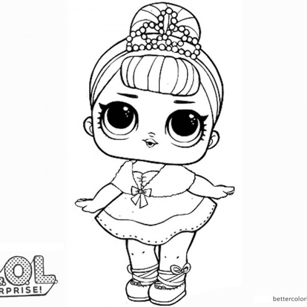  Treasure  from LOL  Surprise Doll  Coloring  Pages  Free 