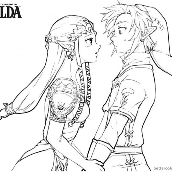 The Legend of Zelda Coloring Pages - Free Printable Coloring Pages