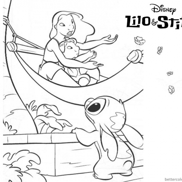 Lilo and Stitch Coloring Pages Math Problem and Paint Number Worksheet ...