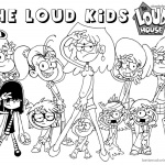 Loud House Coloring Pages Characters