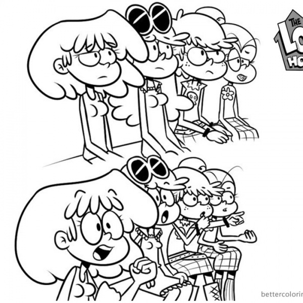 Loud House Coloring Pages Cool Luan - Free Printable Coloring Pages