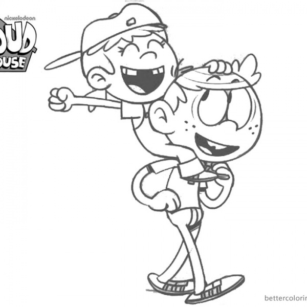 The Loud House Coloring Pages Free Printable Coloring Pages