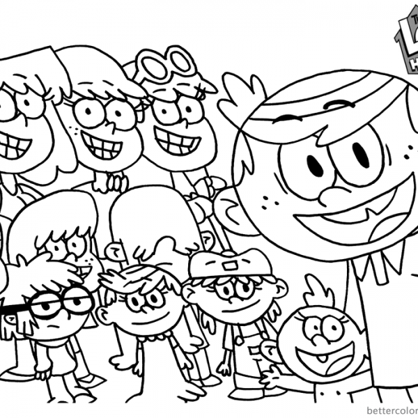 Loud House Coloring Pages Lincoln Loud By Brandan97 Free Printable ...