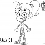 Loud House Coloring Pages how to draw Luan