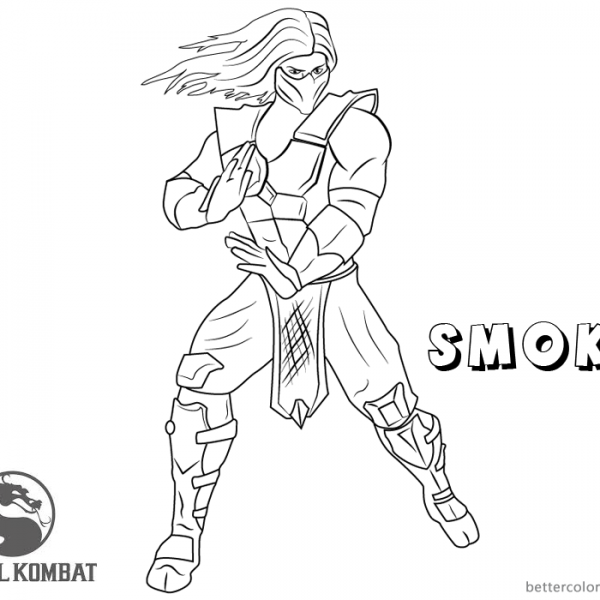 Mortal Kombat Coloring Pages - Free Printable Coloring Pages
