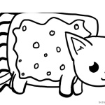 Nyan Cat Coloring pages Big one