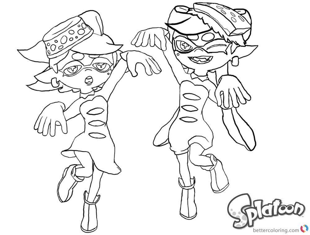 Coloring Pages Splatoon 9