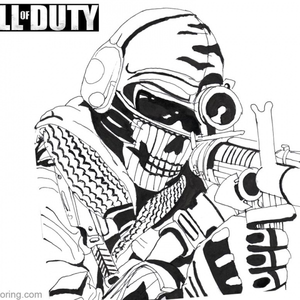 Call Of Duty Coloring Pages Black Ops Free Printable Coloring Pages