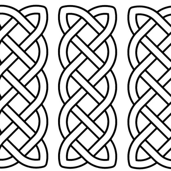 Celtic Knot Coloring Pages Sketch - Free Printable Coloring Pages