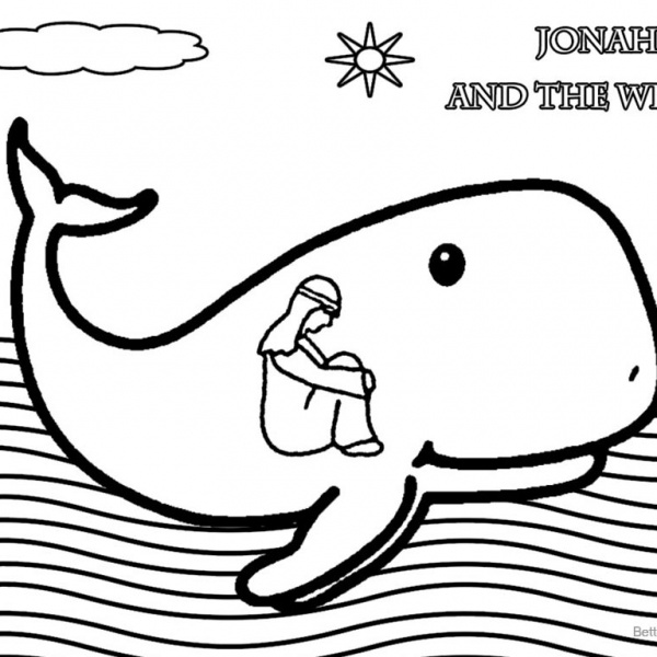 Jonah and The Whale Coloring Pages - Free Printable Coloring Pages