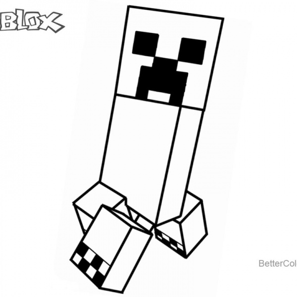 Roblox Coloring Pages Funny MEME - Free Printable Coloring Pages