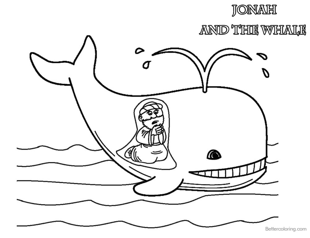 Free Jonah And The Whale Coloring Sheets