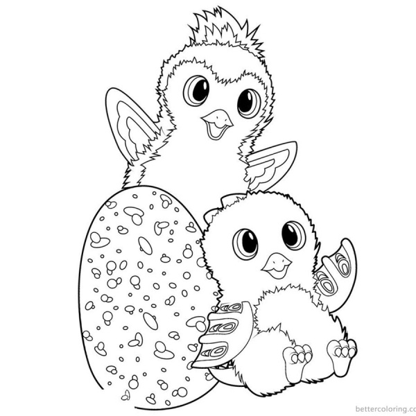 Hatchimals Coloring Pages - Free Printable Coloring Pages