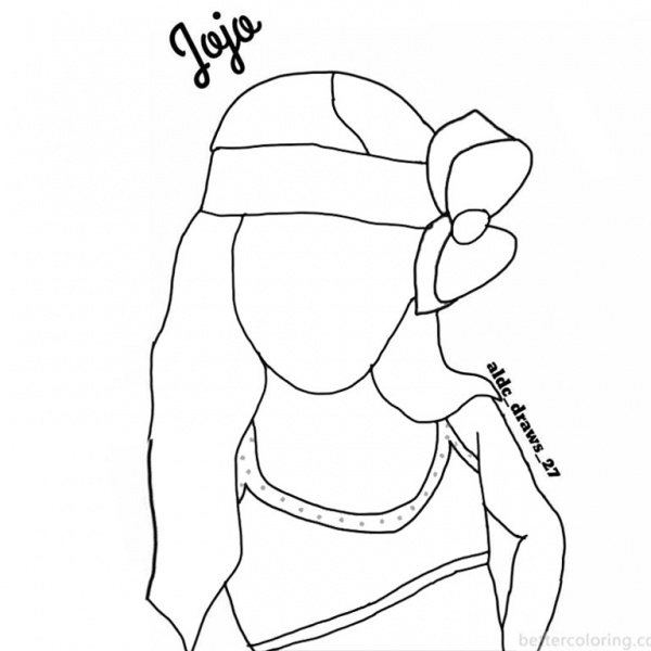 jojo siwa coloring pages free printable coloring pages