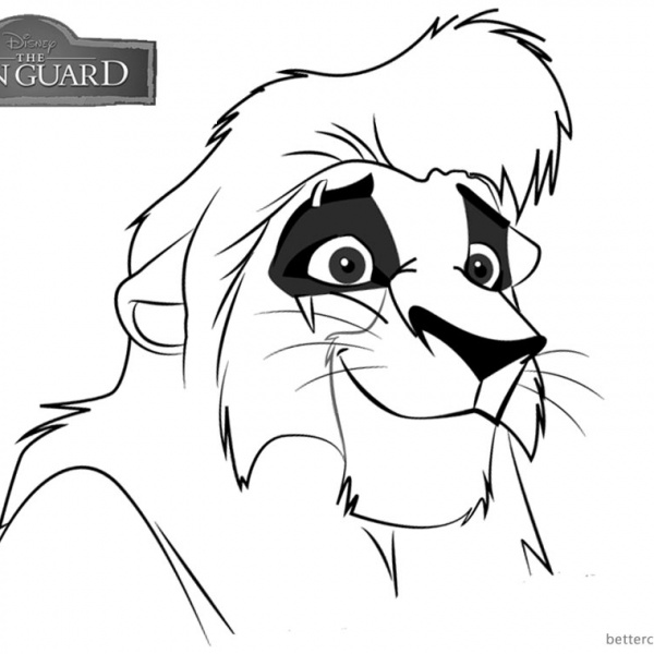 Lion Guard Coloring Pages Vitani - Free Printable Coloring Pages