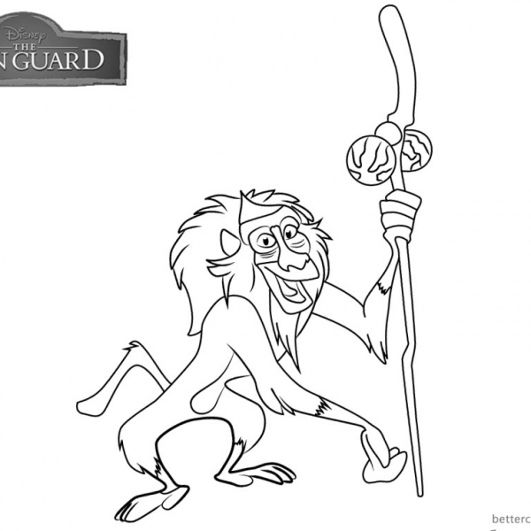 Lion Guard Coloring Pages Fuli - Free Printable Coloring Pages