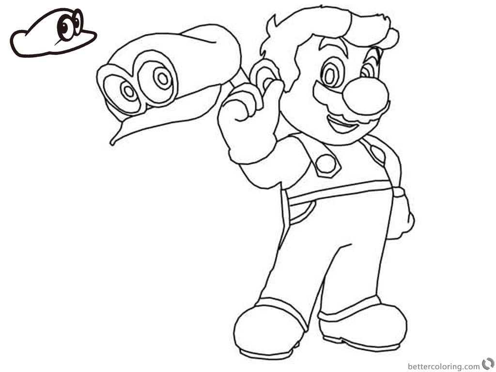 Super Mario Odyssey Coloring Pages - Free Printable Coloring Pages