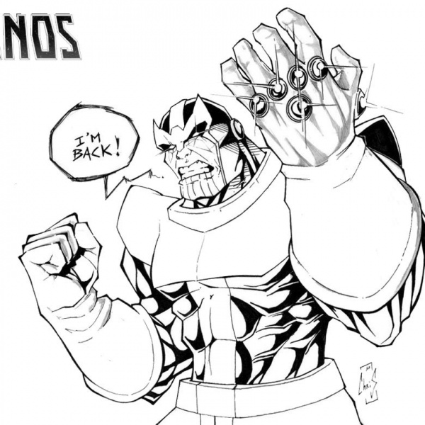 Thanos Coloring Pages - Free Printable Coloring Pages