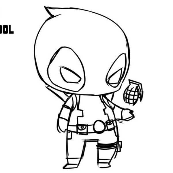 Deadpool Coloring Pages - Free Printable Coloring Pages