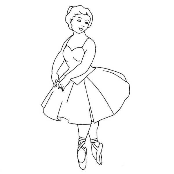 Ballet Coloring Pages Shoes - Free Printable Coloring Pages