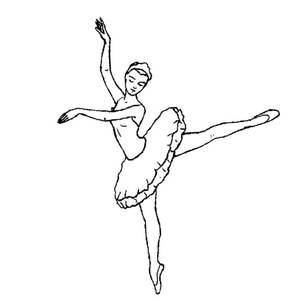 Ballet Coloring Pages - Free Printable Coloring Pages