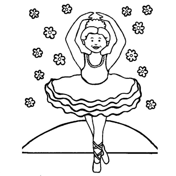 Ballet Coloring Pages Shoes - Free Printable Coloring Pages