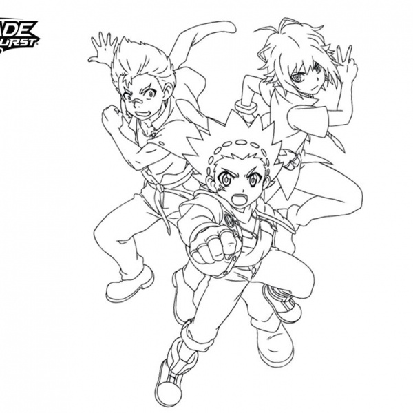 Beyblade Burst Coloring Pages - Free Printable Coloring Pages