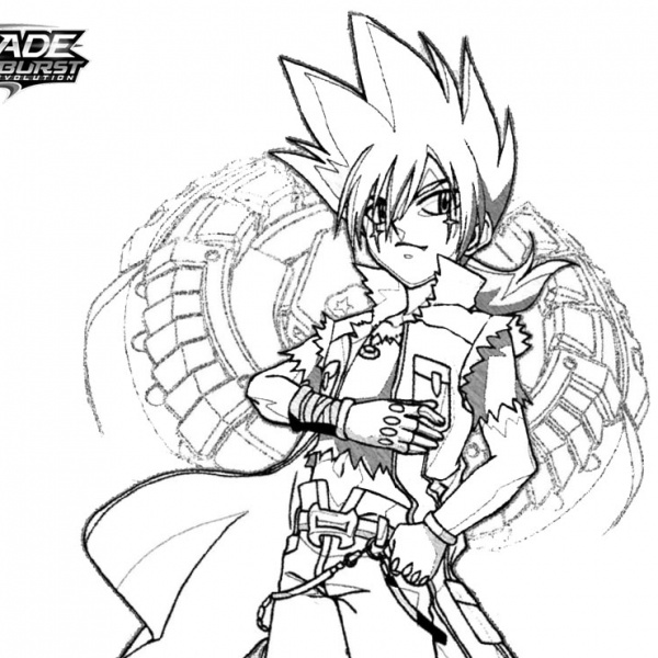 Download Beyblade Burst Coloring Pages Tyson Granger - Free Printable Coloring Pages